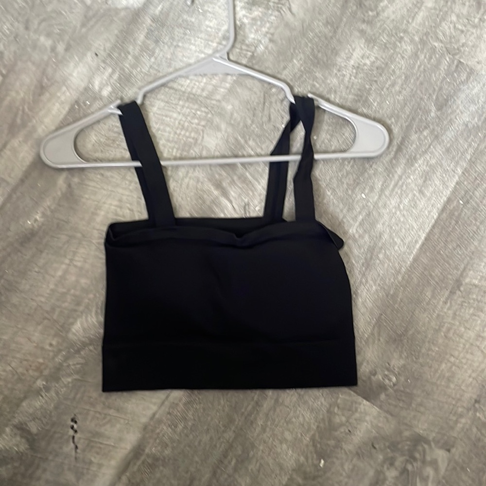 Black crop top